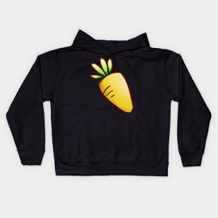 Carrot (Big; Center) Kids Hoodie